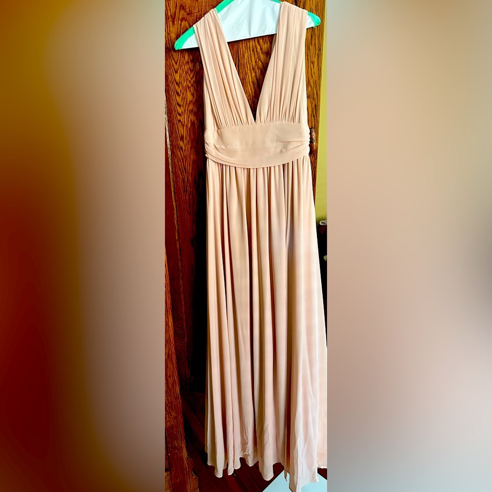 Bridesmaid dress, rose pink, Lulu, foot length, worn 1 time! DRYCLEANED